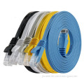 High-Speed Cat 7 Ethernet Cable: Shielded Flat Patch Cord with RJ45 Connector for LAN Network Wire